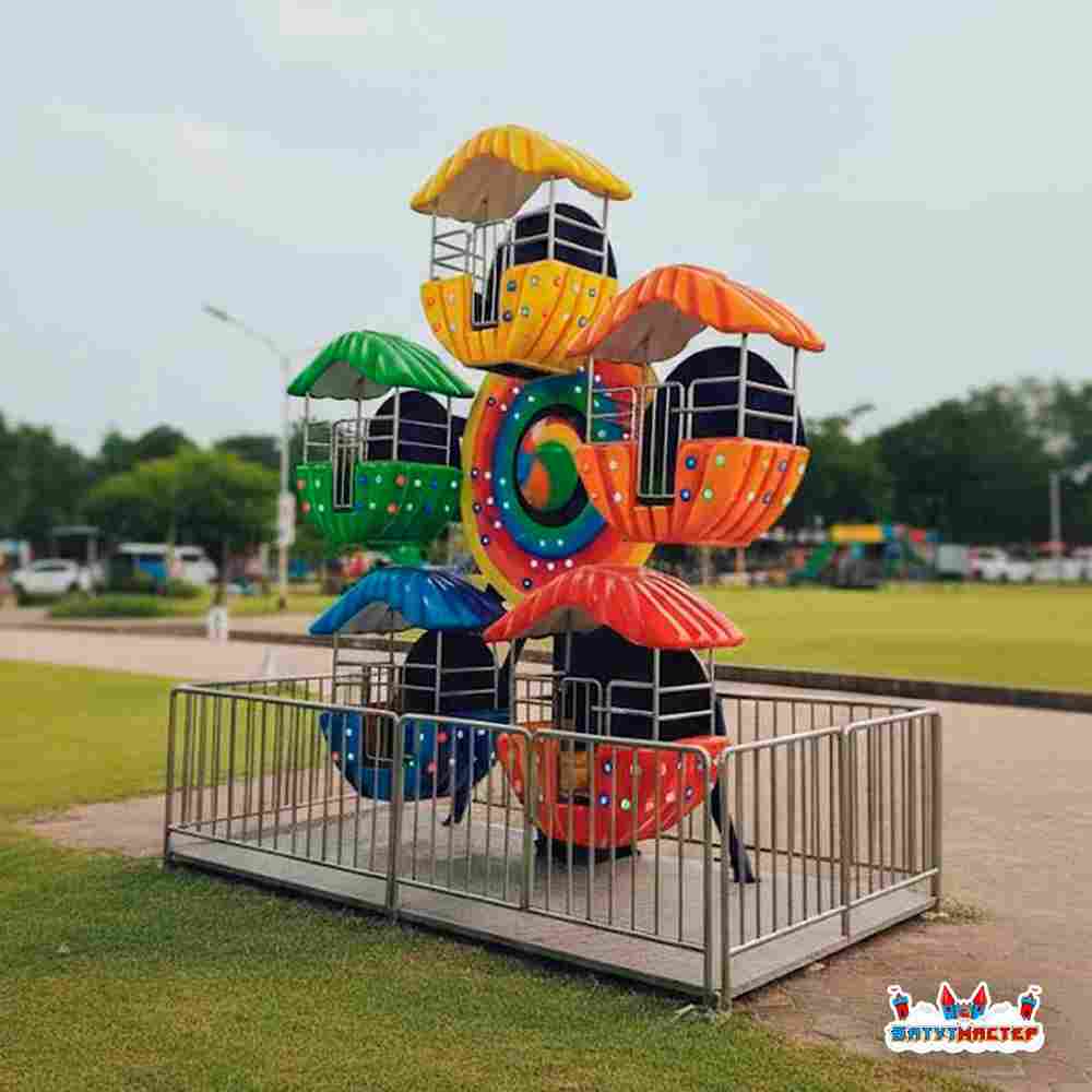 Электрическая Аттракцион карусель «Жемчужина», 4×4×5 м