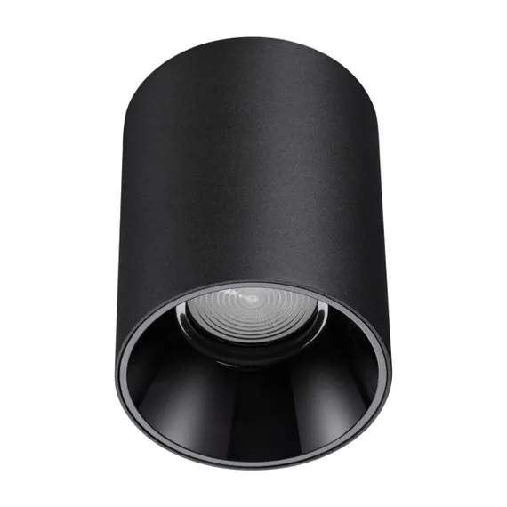 359422 OVER NT24 376 черный Светильник накладной влагозащищённый IP54 LED 15W 170-265V 3000К 1350Лм RECTE