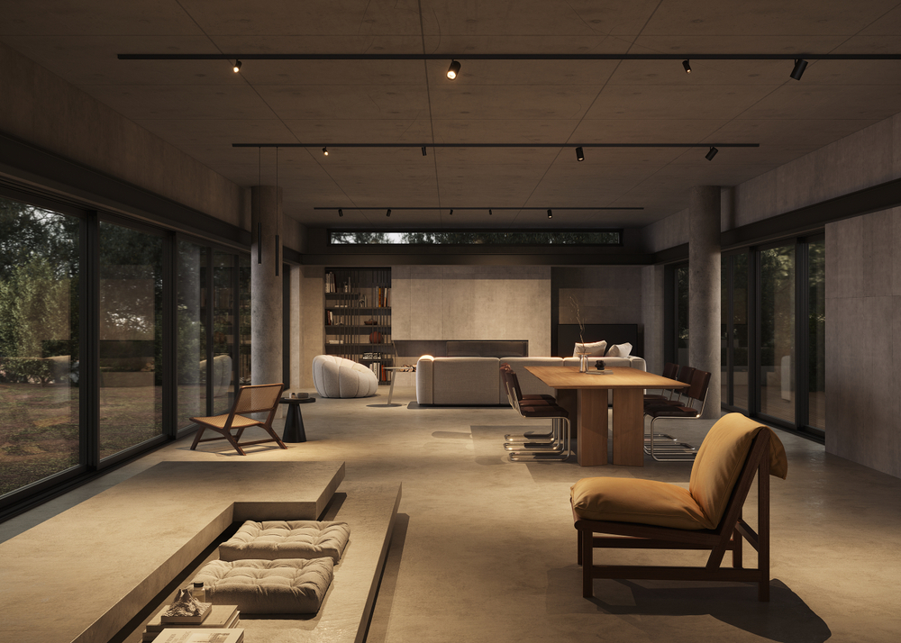 Трековый светодиодный светильник Maytoni Exility X Focus Led TR243-5W3K-B