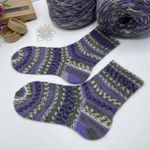 Носочная пряжа D&G YARN 75% меринос супервош 25% полиамид