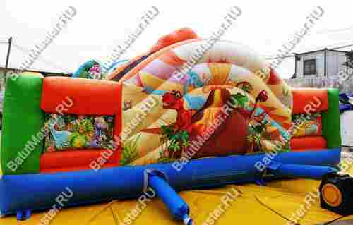 Надувной батут "Парк динозавров" 6*6*2,8 м