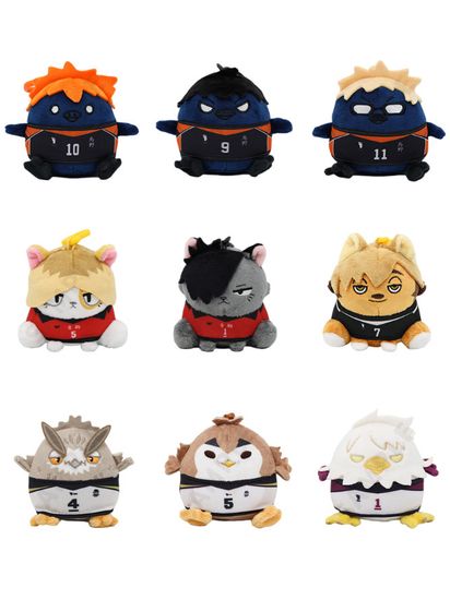 Фигурка-сюрприз плюшевая Haikyuu!! Волейбол!! в ассортименте Blind Box 11см