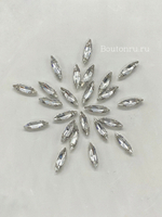 Пришивные стразы удлиненная лодочка 4х14