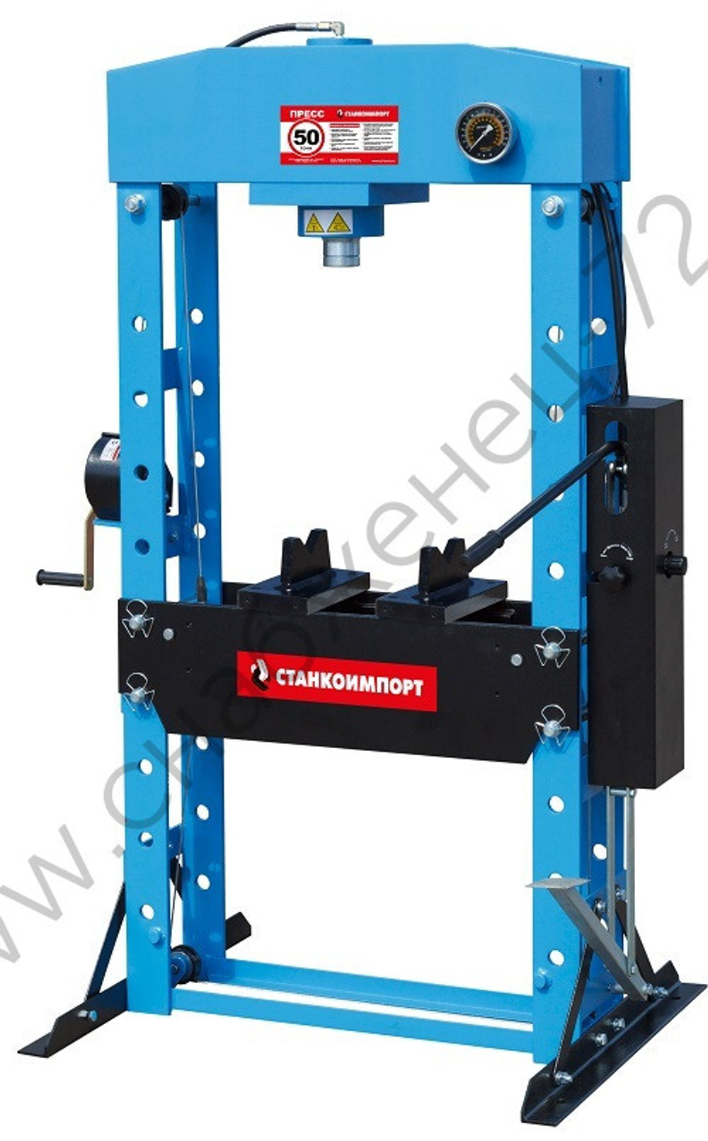 Пресс гаражный гидравлический на 50 тонн с ножным и ручным приводом, СТАНКОИМПОРТ, SD0825