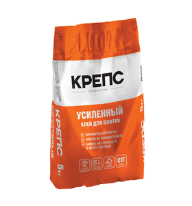 Клей плиточный КРЕПС Усиленный 5кг