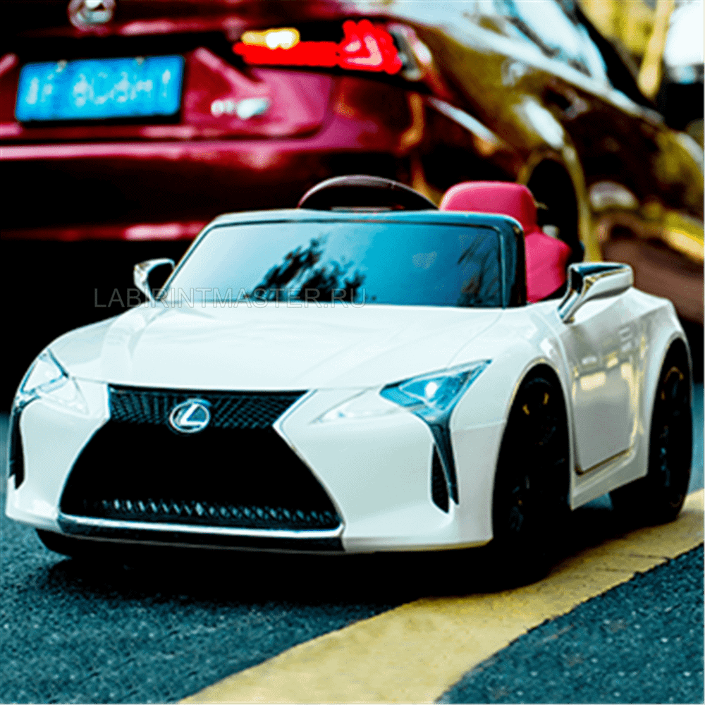 Детский электромобиль "Lexus LC500" JE1618 12V,белый