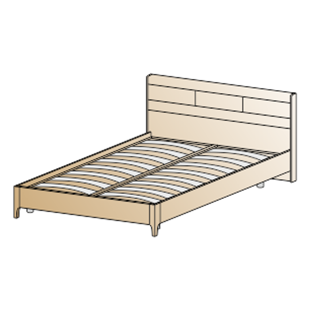 КР-2861 кровать (1,2*2,0)