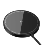 Беспроводная зарядка Baseus Simple Mini3 Magnetic Wireless Charger Qi 15W (MagSafe) - Black