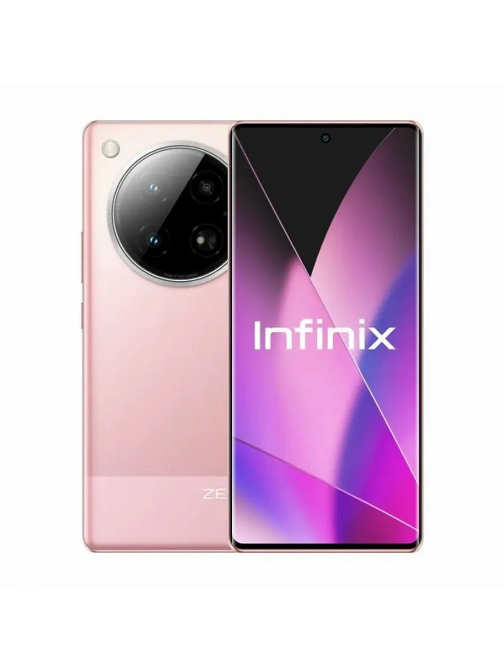 Смартфон Infinix Zero 40  8/256Gb, 6.78", AMOLED, Android 14, Ростест, Розовый