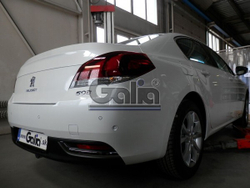Фаркоп оцинкованный Galia P043A для Peugeot 508 седан 2011-(паспорт и сертификат в комплекте)(без электрики)