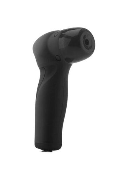 Черная женская вибропомпа The Conquest (Цвет: черный)