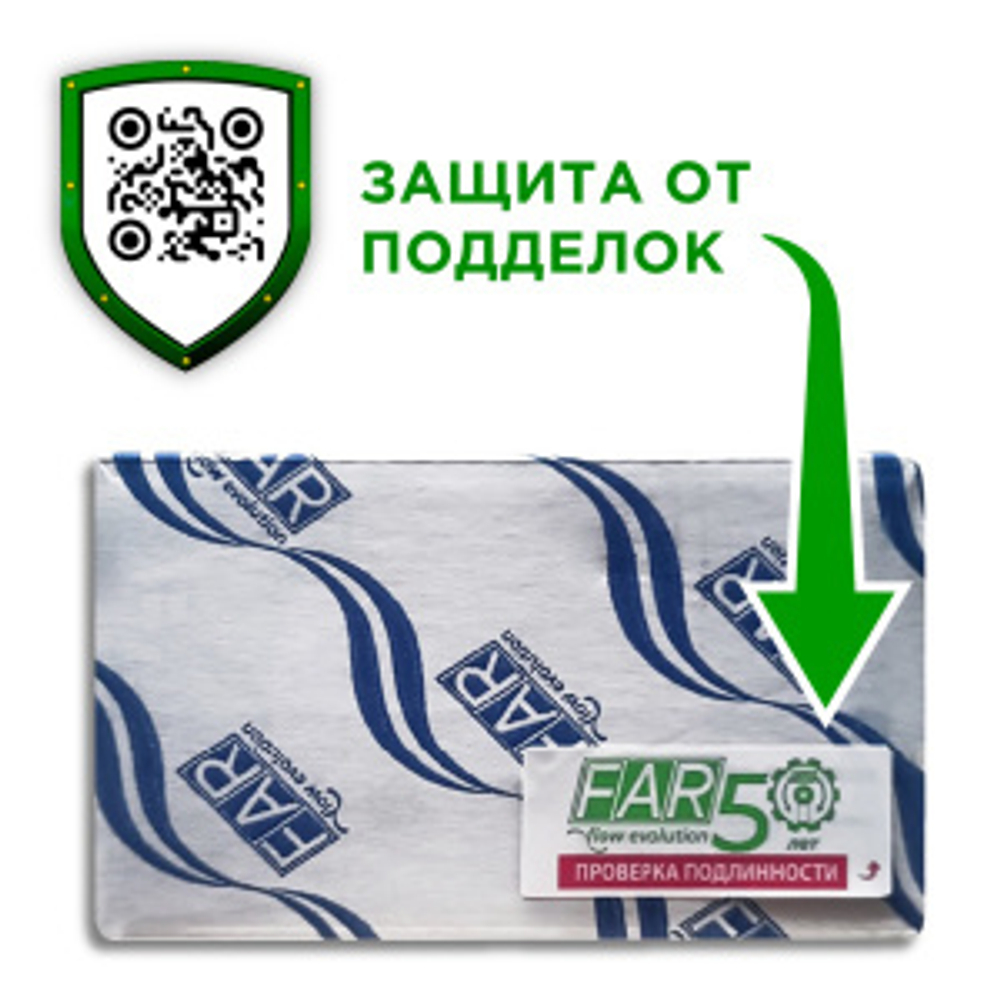 Редуктор 1", ВР-НР, без манометра, хромированный FAR