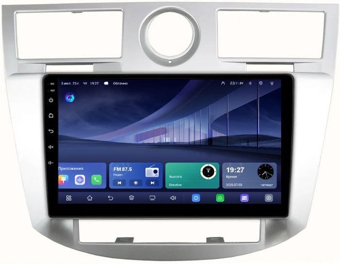 Магнитола для Chrysler Sebring 2006-2010 - Kuberg QLed, Android 14, TS105, Быстрейшая, CarPlay, SIM-слот