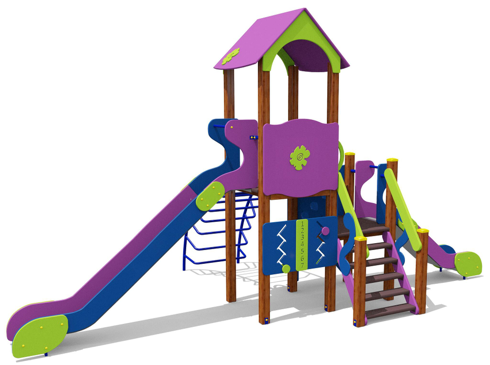 Игровой комплекс 07064.21 для детей 4-6 лет для уличной площадки