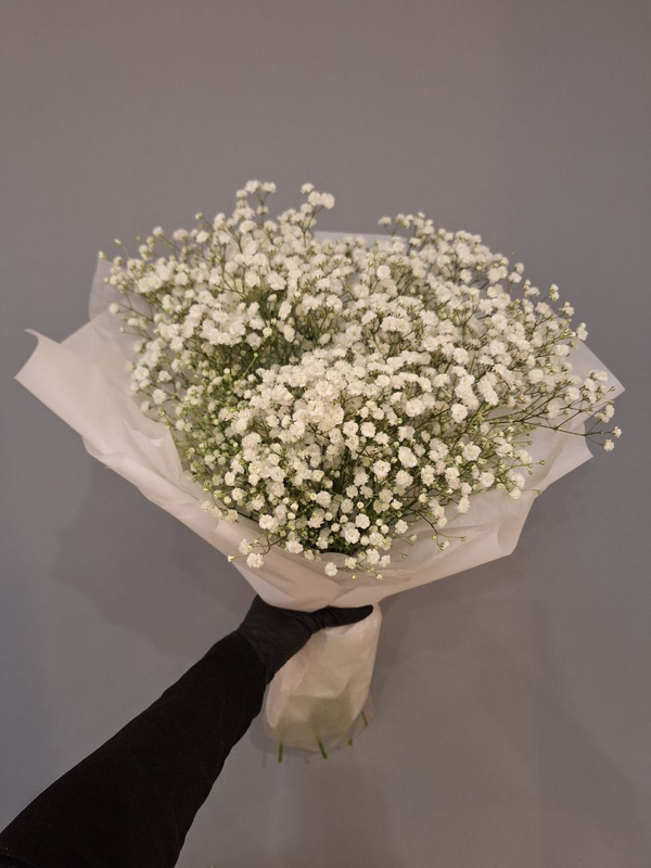 Букет из белой гипсофилы (7 шт)