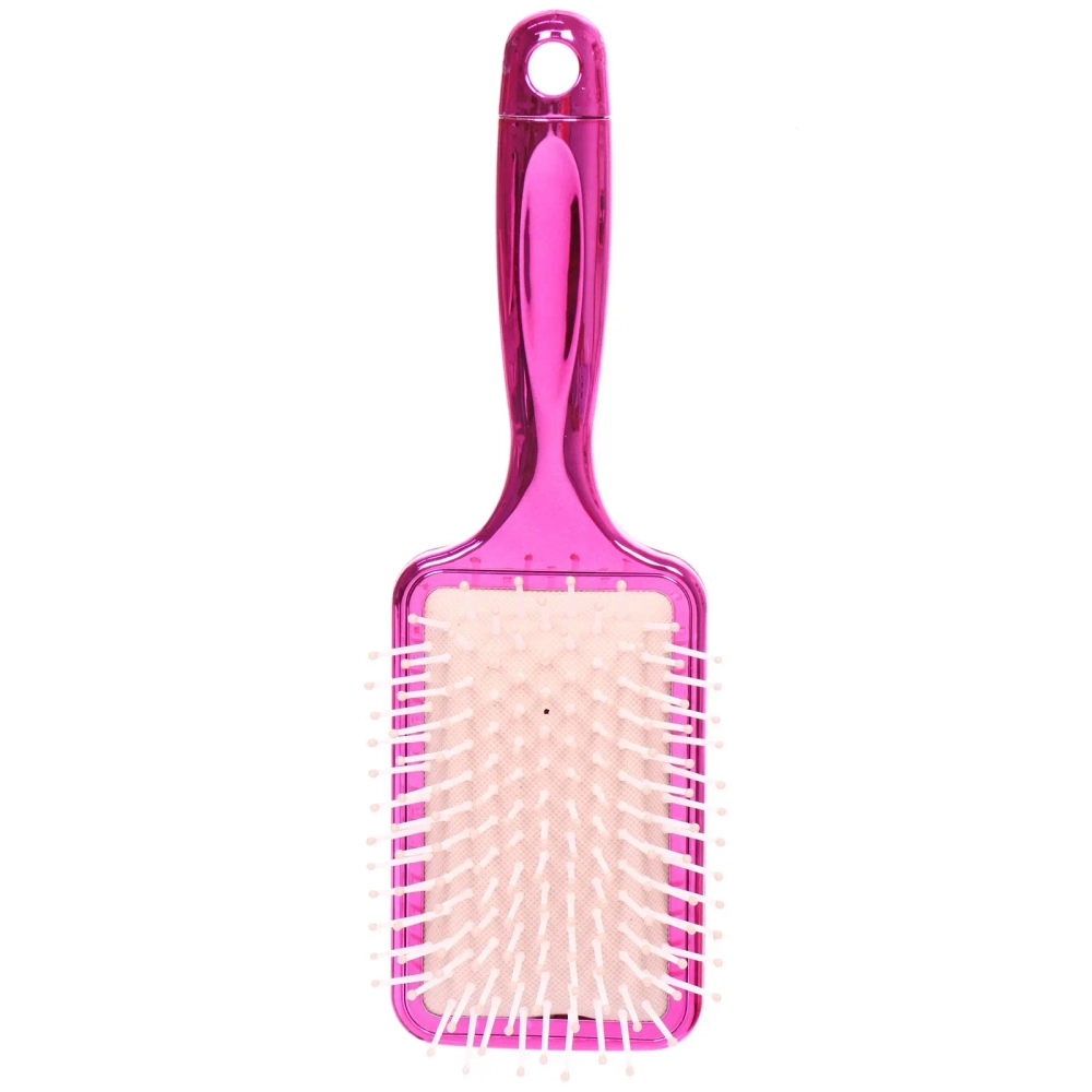 Расческа массажная зеркальная «Animals», милые корги, микс 4 цвета, 7*22 см (блистер Ultramarine)