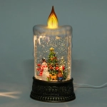 Сувенир с подсветкой «Волшебный вечер» 12*8*24,5 см (работает от 3*ААА и USB+музыка, подсветка)