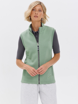 Жилет с начесом на молнии