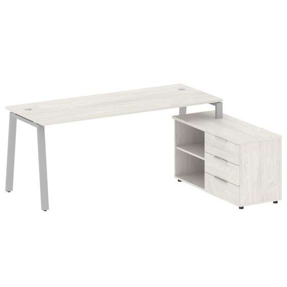 Метал Систем Рабочая станция с тумбой на А-образном м/к БА.РС-СТС-2.5 (R)