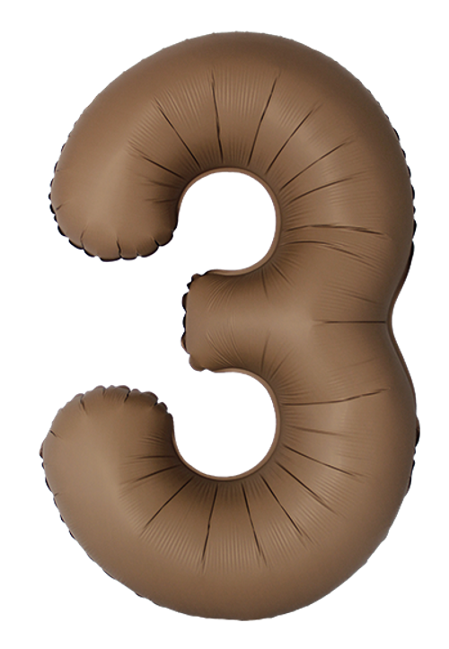 FM (40''/102 см) Цифра, 3 Slim, Шоколад, Матовый, 1 шт. в уп.