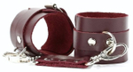 Бордовые наручники Maroon Handcuffs (Цвет: бордовый)