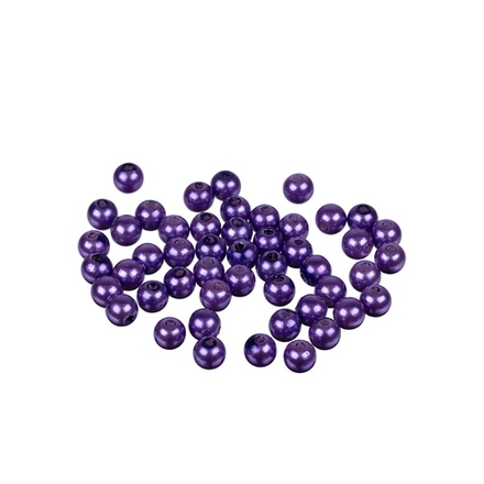 Бусина "Zlatka" ,пластик ,PB-2, 8 мм 50 шт ± 2 шт, цвет №58