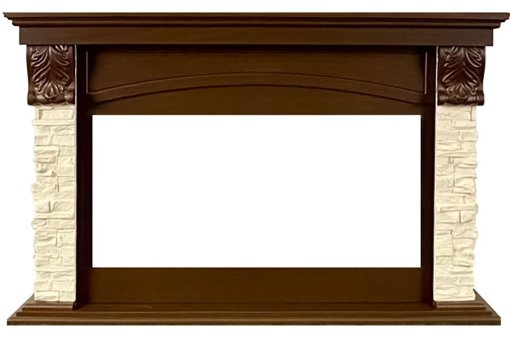 Портал Royal Flame Dublin V42 SFT (Разборный) - Темный дуб / Сланец