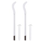 Комплект плоских кронштейнов с дюбелями 7,2х170мм