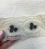 кружево на сетке вышивка шелк/хлопок (Франция) ш-6см цена за 1 м