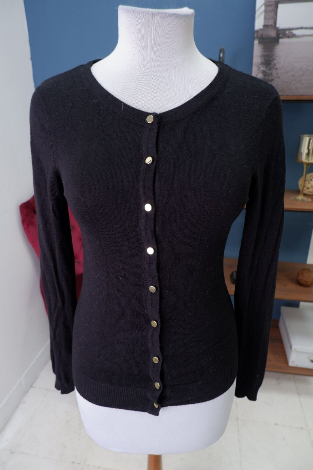 Кардиган на пуговицах 44 размер