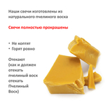 Свеча черная с крапивой на снятия негатива и защиту, 18х2 см