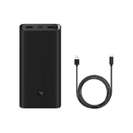 Внешний аккумулятор Xiaomi Mi Power Bank 50W (20000 мА·ч) (версия Global) Проводная зарядка: USB-C, 2 USB-A. Беспроводная зарядка: нет. Есть LED-индикация. Максимальная выходная мощность — 50 Вт