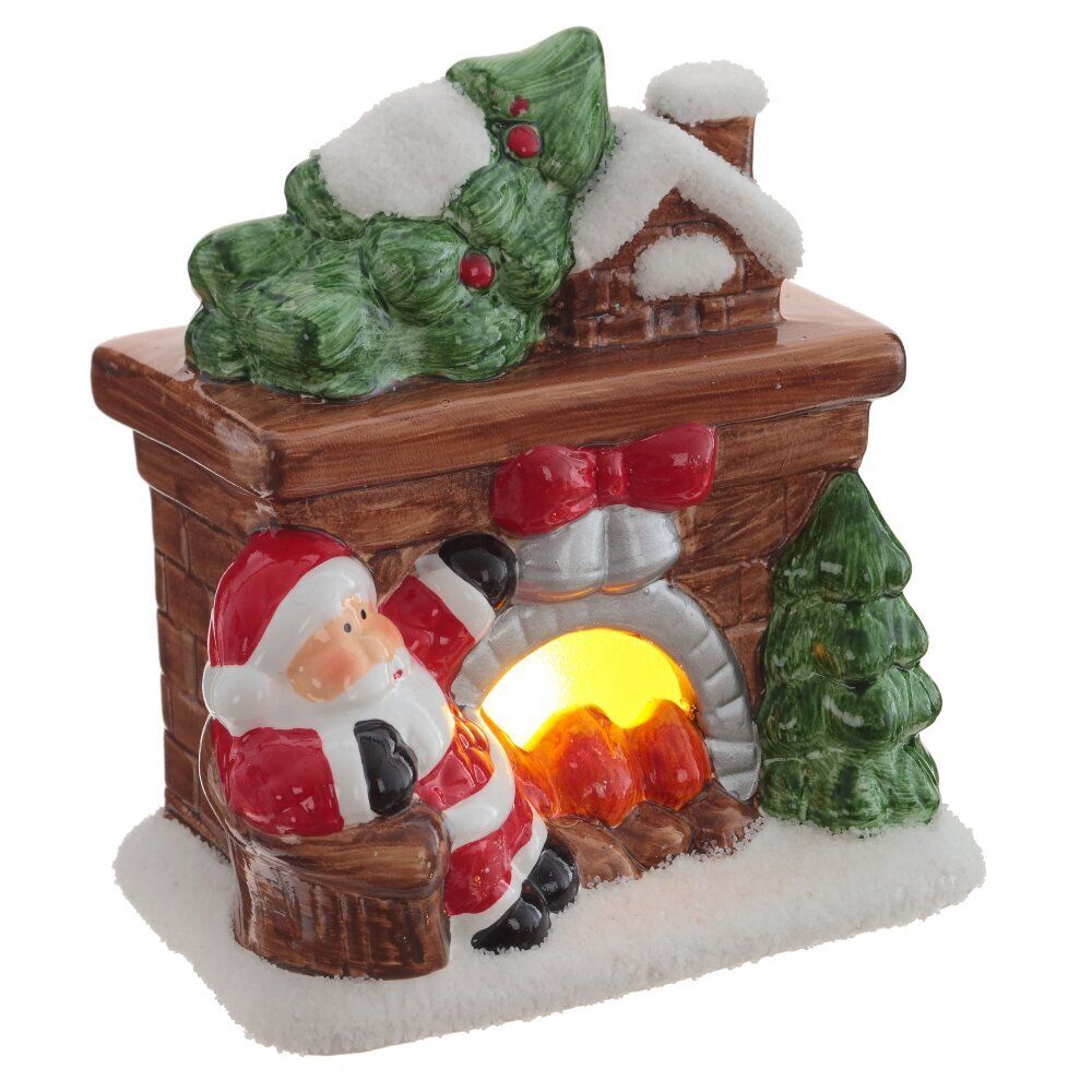 GAEM Фигурка декоративная "Камин" (подсветка, 2xLR44), L11 W7,5 H12 см, 2в.