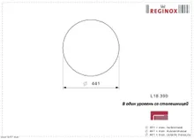 Мойка Reginox R18 390 OKG lux из нержавеющей стали, Ø39х16 см