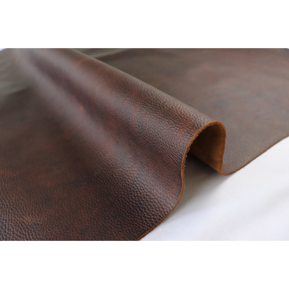 1,4-1,6 Кожа Крейзи Хорс Бургастон Темный Виски 2