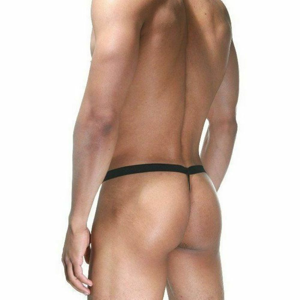 Мужские трусы стринги черные La Blinque LB15259