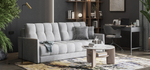 Диван BOSS 2.0 LOFT велюр Monolit сталь