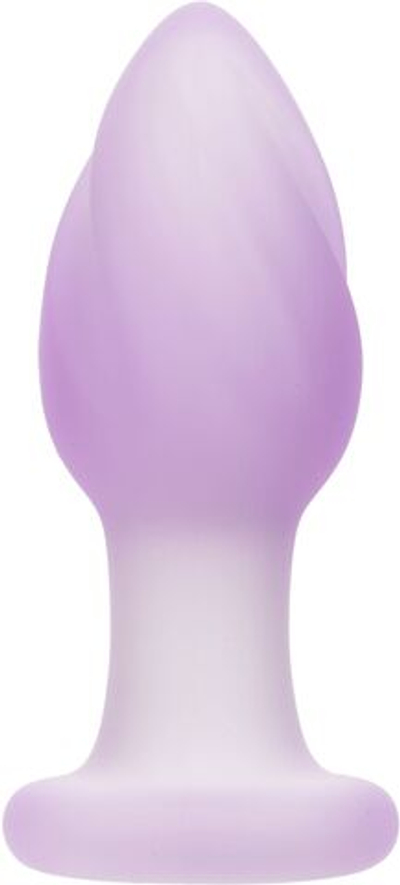 Сиреневая анальная пробка Ridge Probe с вибрацией - 9,5 см. (Цвет: фиолетовый)