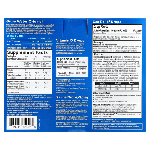 Mommy's Bliss, набор для новорождённых, 4 продукта