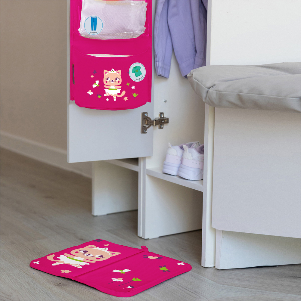 Коврик для переобувания. Кошечка балерина