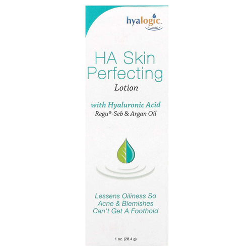 Hyalogic, HA Skin Perfecting Lotion, лосьон для улучшения состояния кожи с гиалуроновой кислотой, без отдушки, 28,4 г (1 унция)