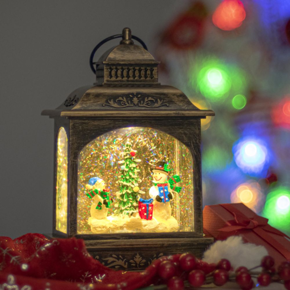 Светодиодная новогодняя фигура ЭРА ENGDS-11 Снеговики 1 LED