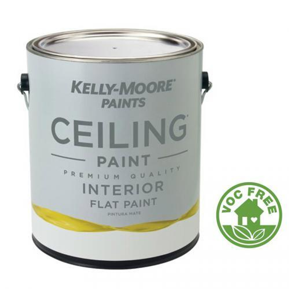 KELLY-MOORE CEILING PAINT — белоснежная ультраматовая краска для потолков