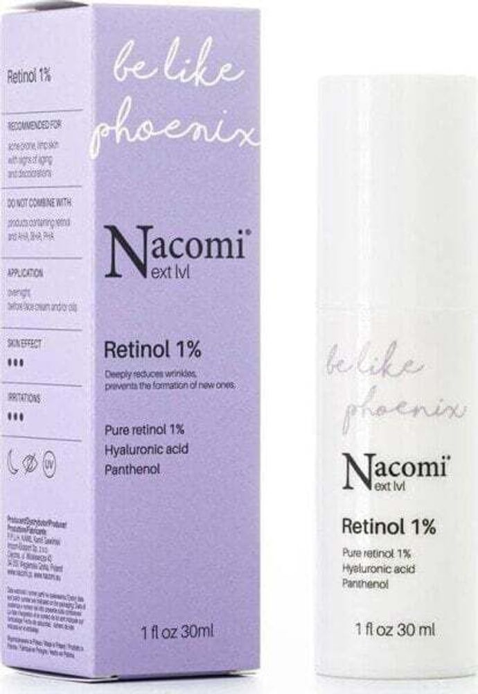 Сыворотки, ампулы и масла Nacomi Next Level Retinol 1% serum z retinolem