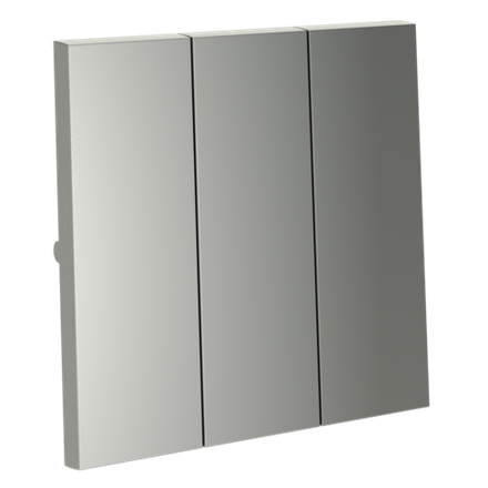 Клавиши для выключателя/переключателя трехклавишного, S70 (сталь)