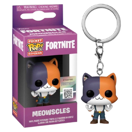 Брелок Funko Pocket POP! Keychain: Fortnite: Meowscles