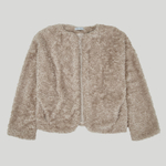 Faux Fur Jacket Beige