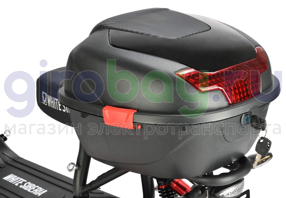 Электроскутер WHITE SIBERIA MINI R 2500w 3.0 (60V/21Ah) - Красный фото №22