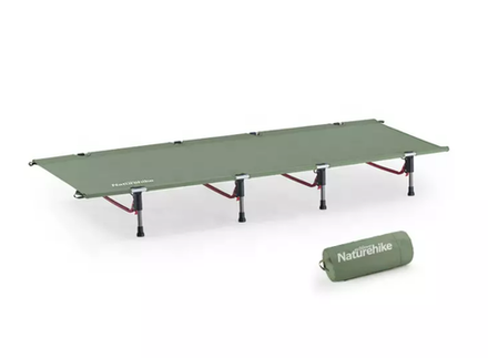 Раскладушка Naturehike XJC07 190х65х20 см, до 120 кг, зеленая