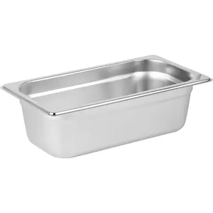 Гастроемкость GN 1/3 сталь нерж. 3,4л ,H=10,L=32,5,B=17,6см металлич. 4011939